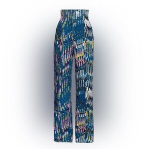 Rare Archive BNWT H&M Design Award x Eddy Anemian Floral Textured Pants Size 8